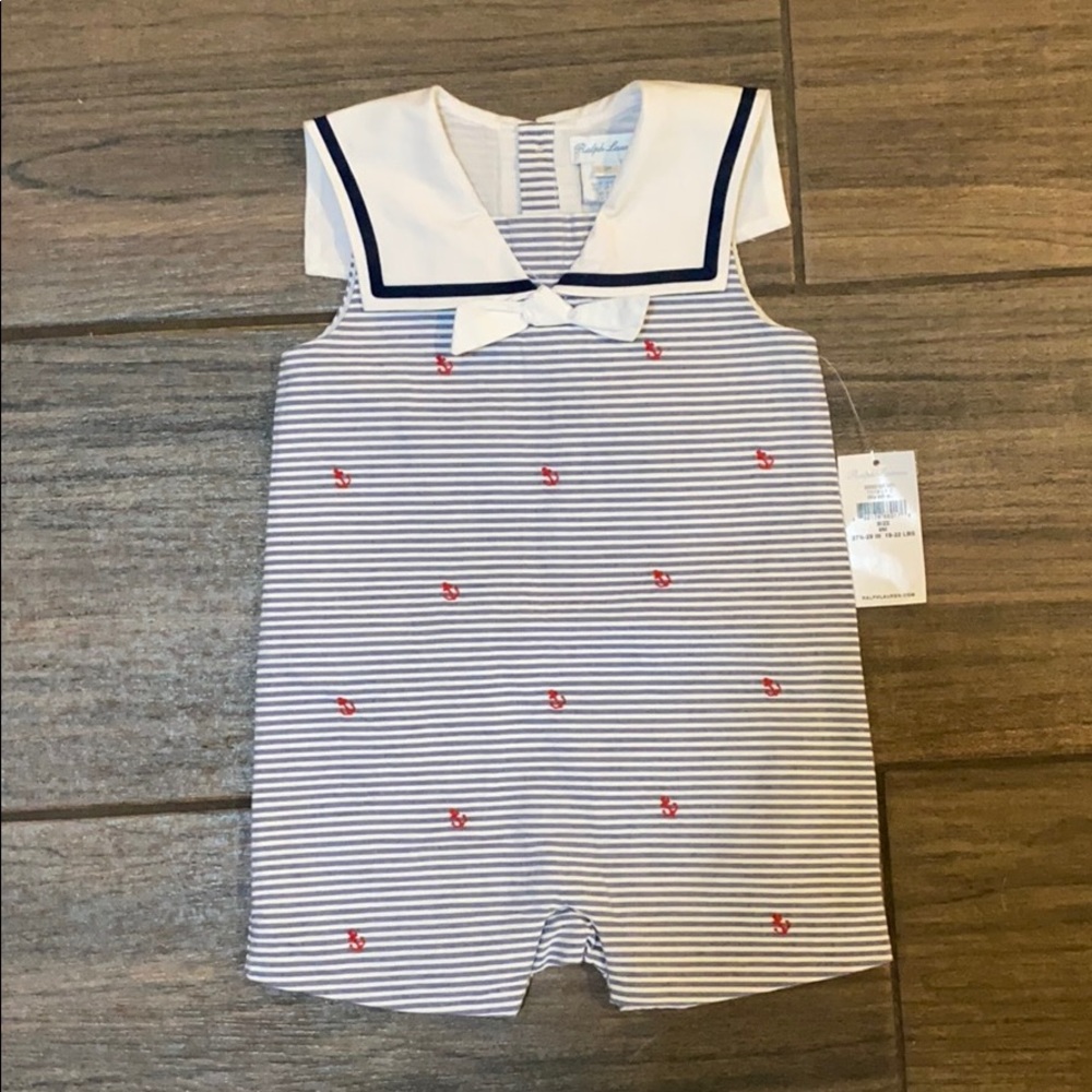 NWT nautical romper